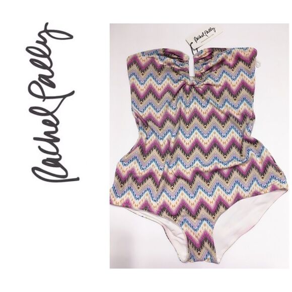 Rachel Pally zig zag swimsuit. NWT - Picture 1 of 6